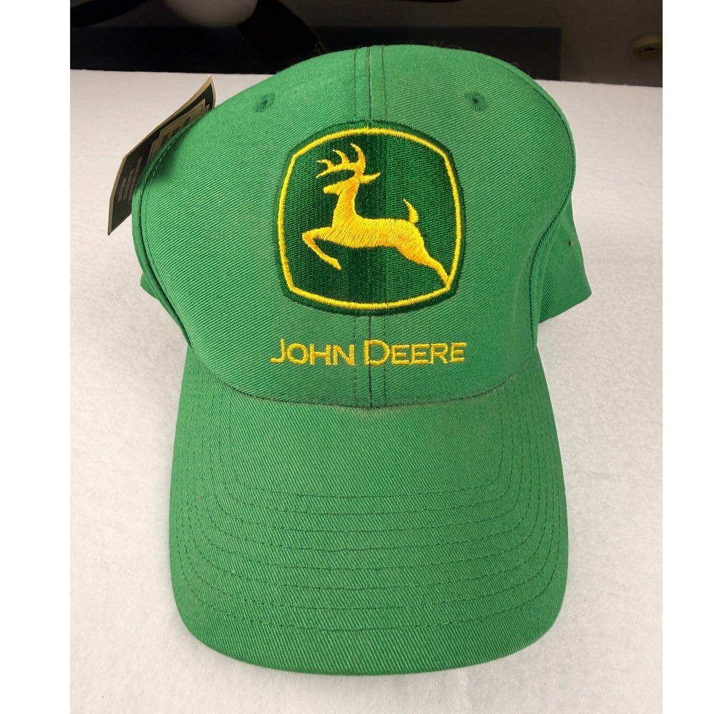John Deere Hat Green Snapback Bud Herbert Motors Cyrk Licensed Logo Baseball Cap